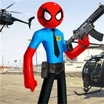 火柴蜘蛛侠都市穿梭大作战v1.0.5 无限金币版