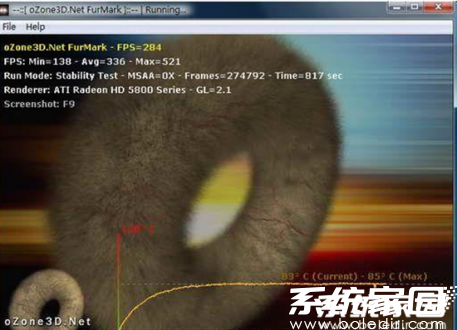 显卡温度监测界面