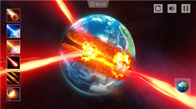 星体爆炸效果特写