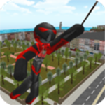火柴人绳索英雄3D动作射击免费畅玩v4.2.4 无限子弹版