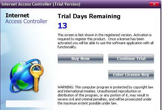 网络管控操作界面