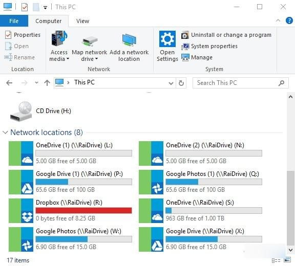 多账户管理界面
